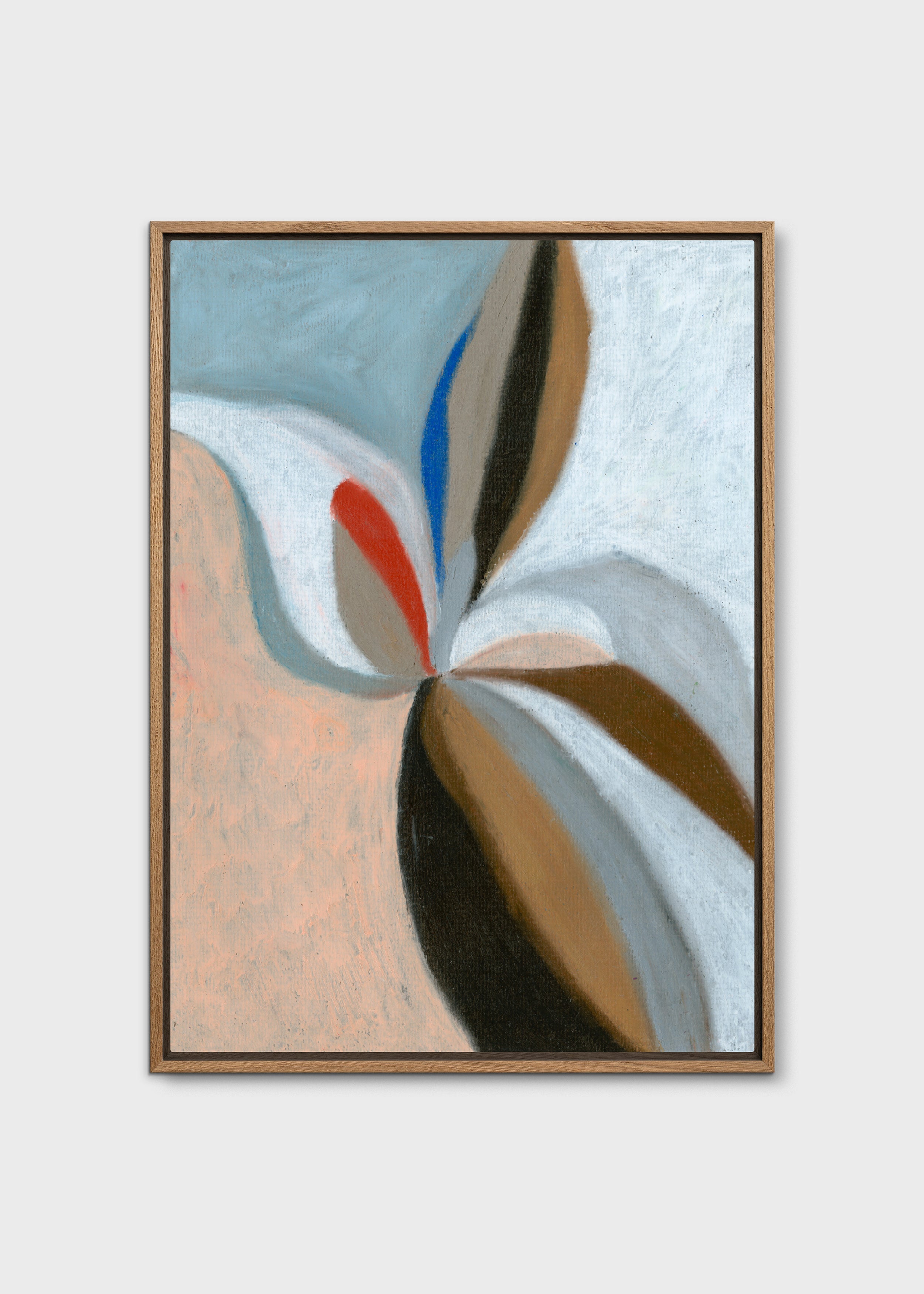 The Poster Club Soft Bloom Leinwandbild 50x70 cm Blau
