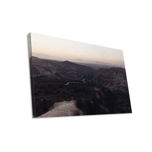 Hustling Sharks Wandbilder Berglandschaft Leinwandbild 40x30 cm