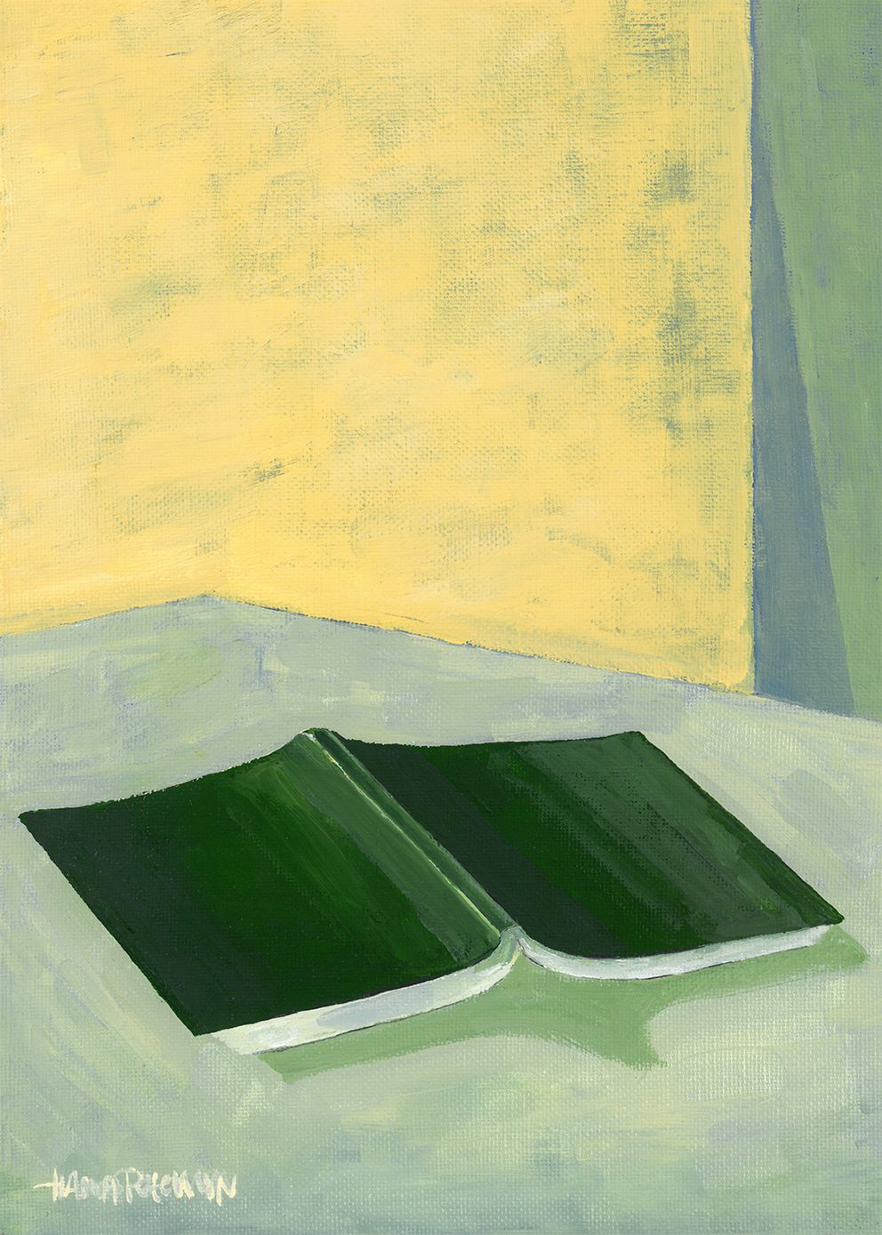 The Poster Club Art Prints The Book Poster 30x40 cm grün