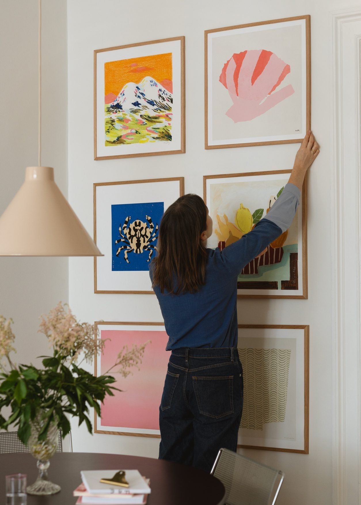 The Poster Club Curated Art Walls Edit No. 072 Wandbilder Set bunt