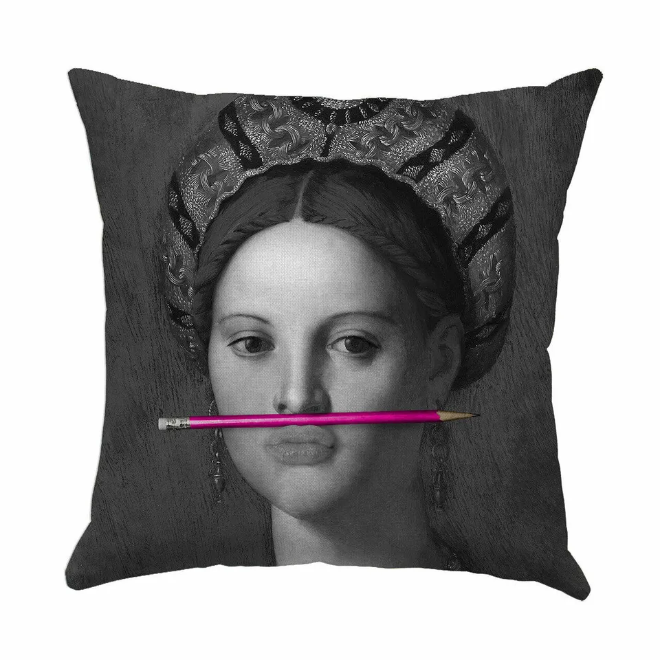 Mineheart The Pink Pencil Cushion Kissen 46x46 cm Rosa