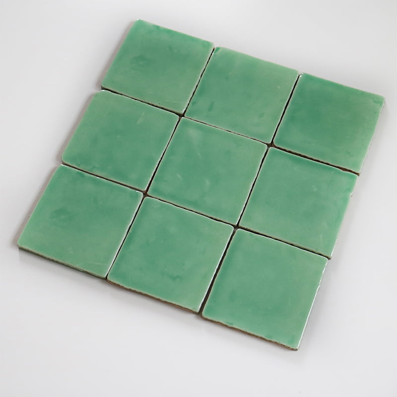 StoryTiles Plain Tiles Mint Groen Fliese 10x10 cm Muster