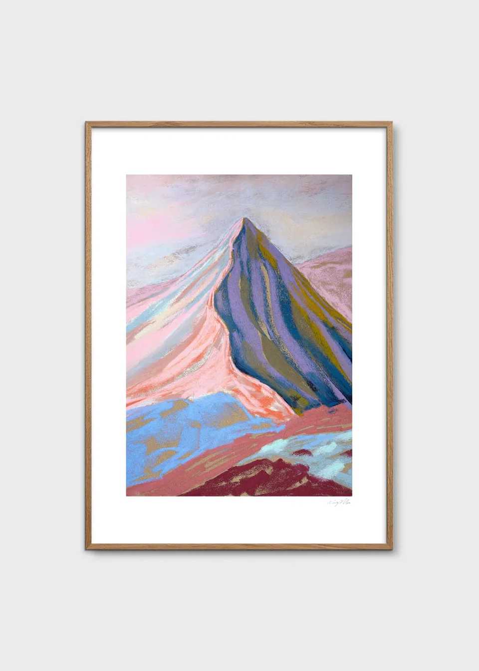 The Poster Club Art Prints Velvet Peak I Poster 50x70 cm abstrakt