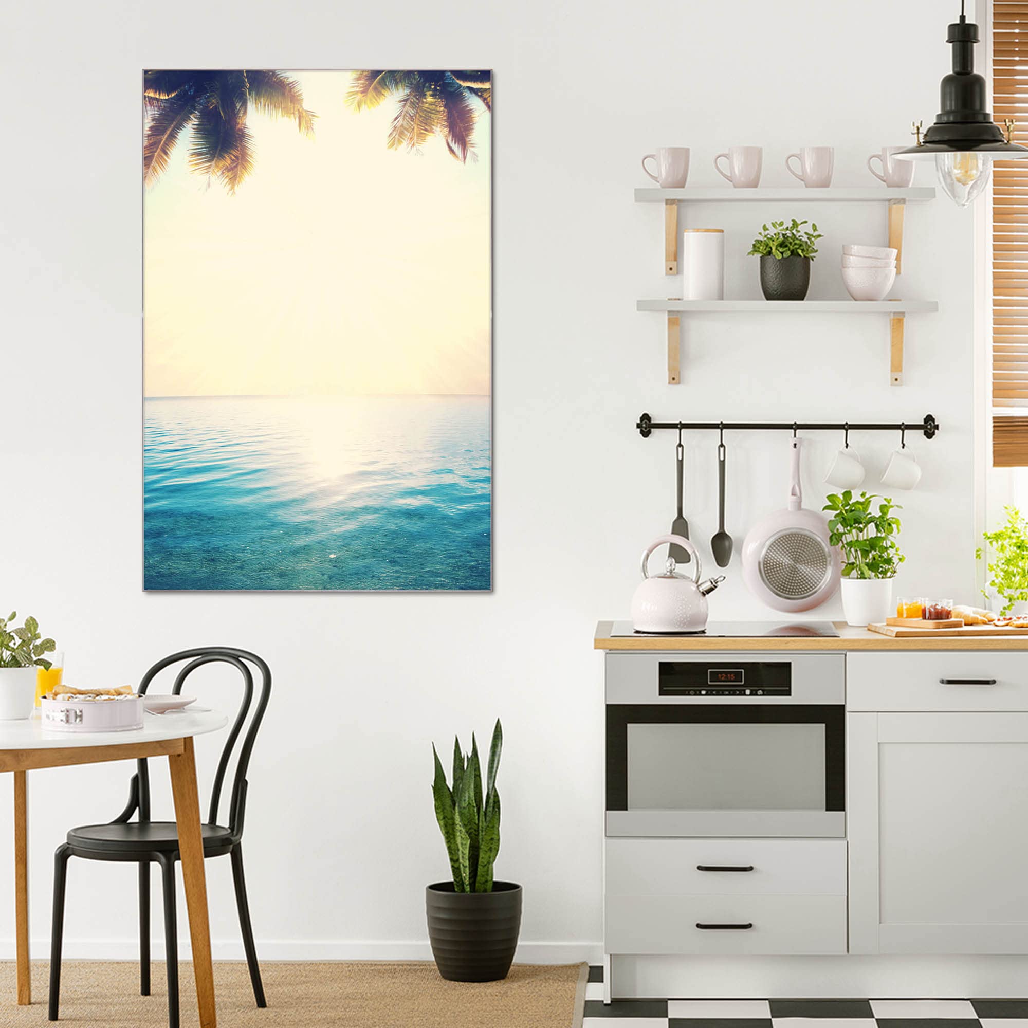 Banjado Magnettafel Paradis Glasmagnettafel 40x60 cm Strand