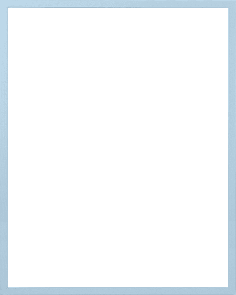 The Poster Club Frames Light Blue Wood Bilderrahmen 30x40 hellblau