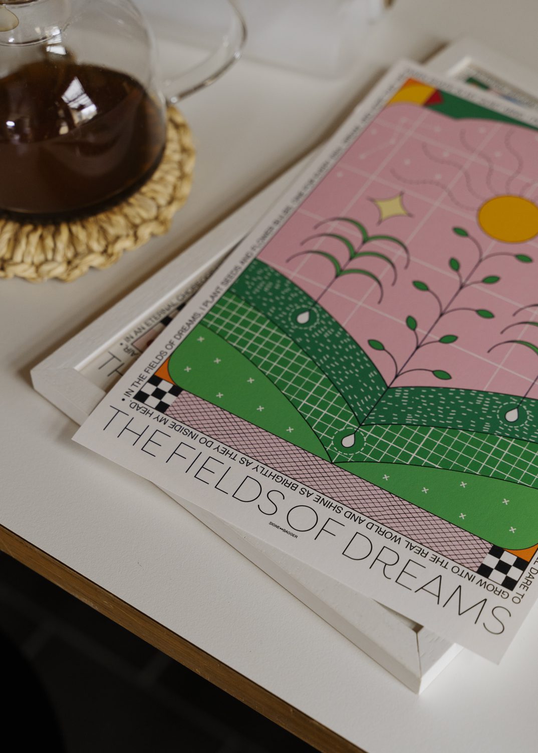 The Poster Club Art Prints The Fields of Dreams Poster 30x40 cm grün