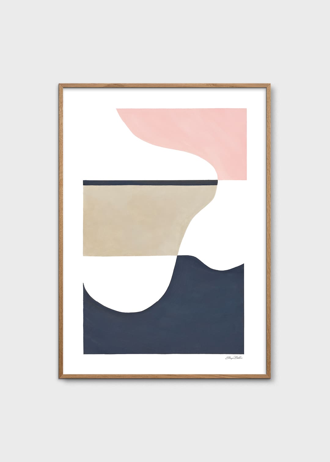 The Poster Club Art Prints Sensual Landscape Poster 30x40 beige