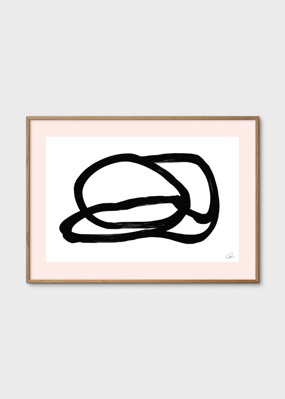 The Poster Club Art Prints Composition 01 Poster abstrakt beige