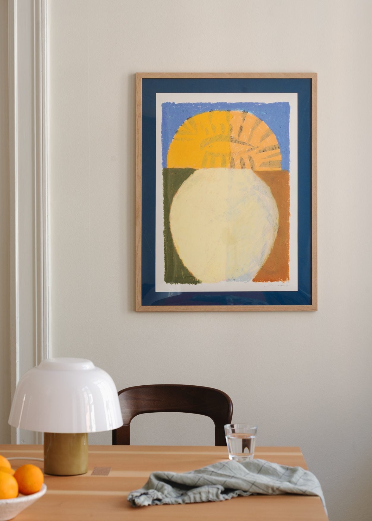 The Poster Club Art Prints Blue Passepartout 30x40 cm blau