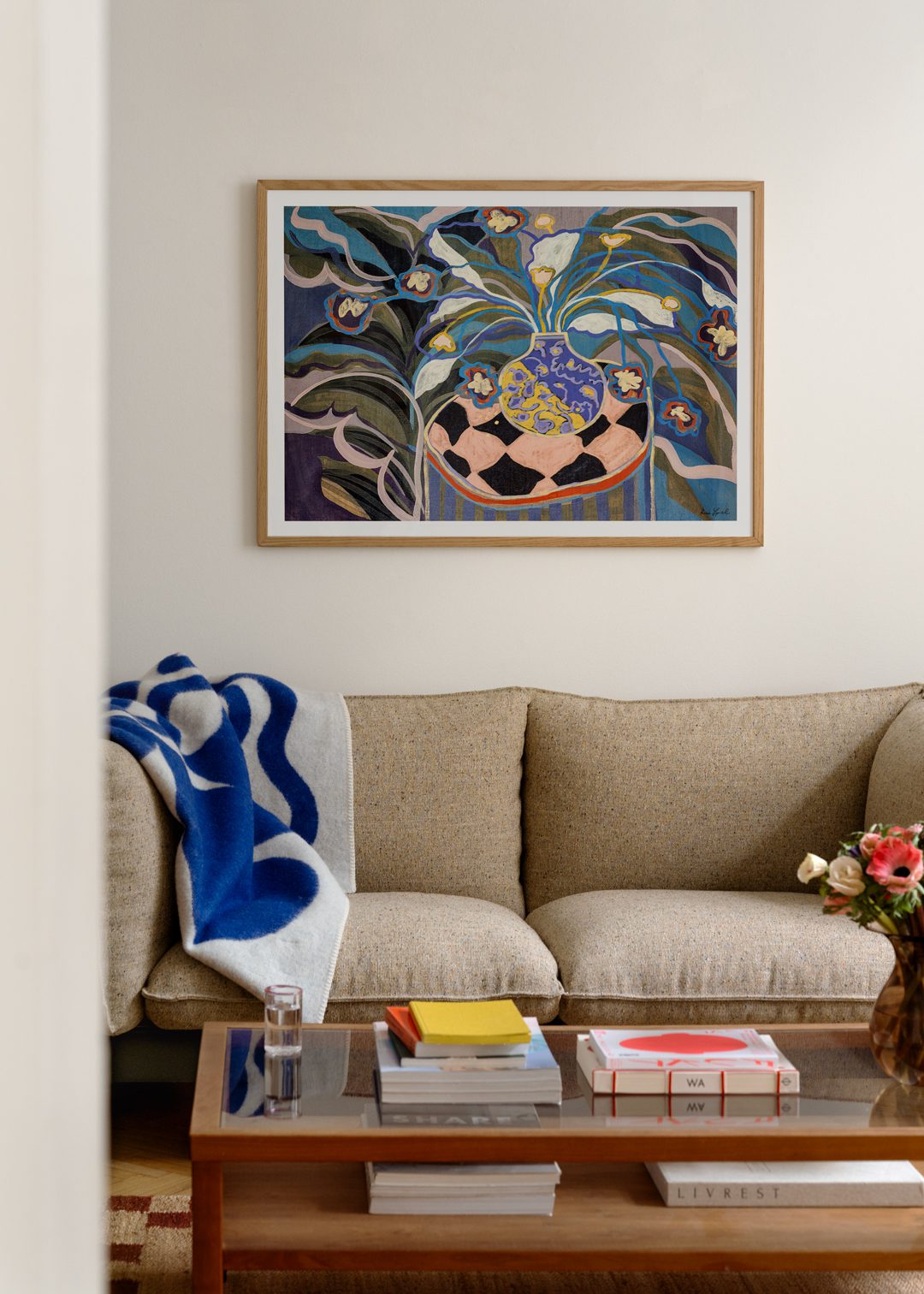 The Poster Club Art Prints Giorgia Kunstdruck 30x40 cm Botanik beige