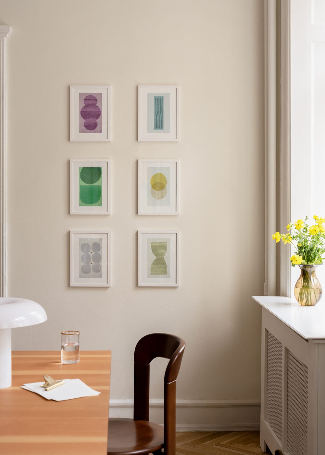 The Poster Club Art Prints Gem Poster A4 Lila Geometrisch