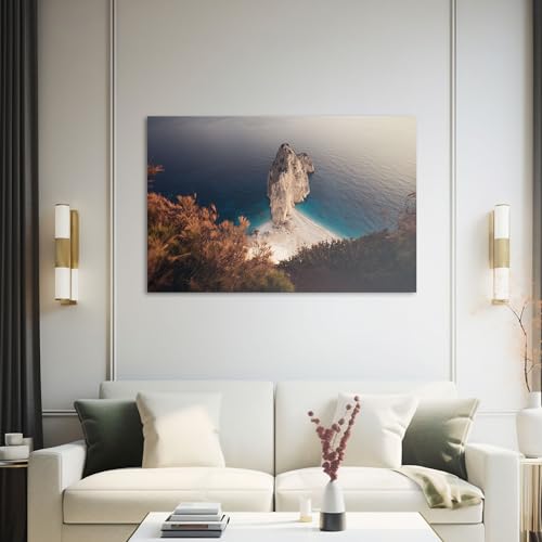 Hustling Sharks Wandbilder Felsformation im Meer Wandbild 40x30 cm Meer