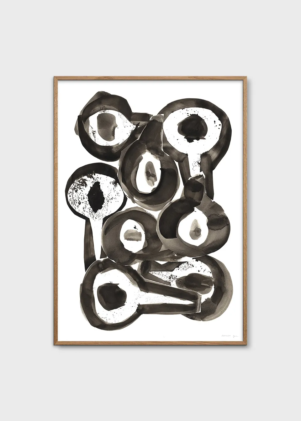 The Poster Club Art Prints No. 173 Poster 30x40 cm schwarz-weiß