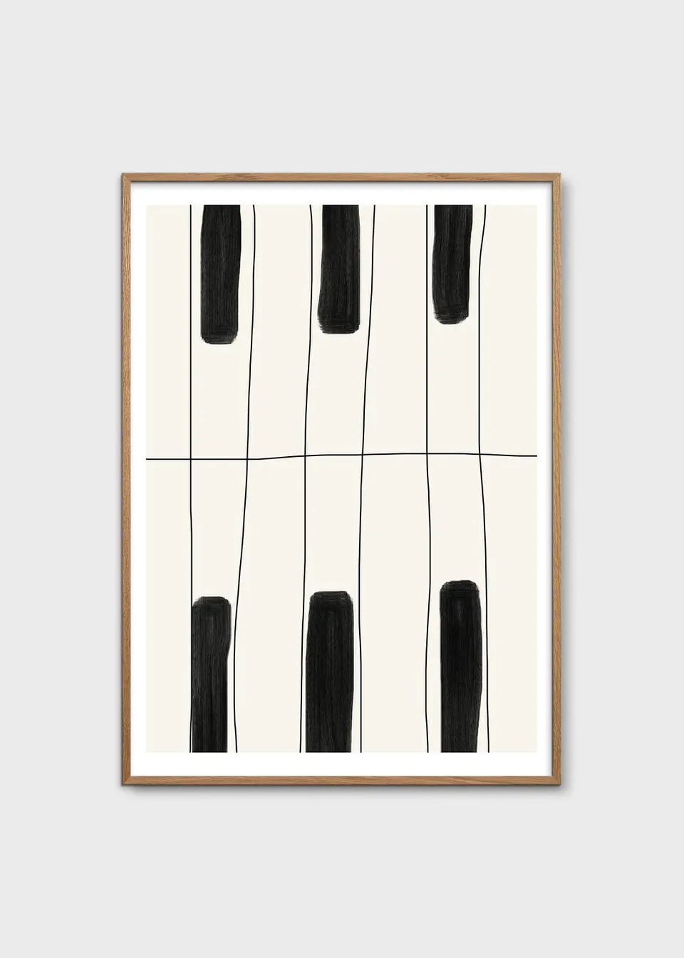 The Poster Club Art Prints The Piano Poster 30x40 beige