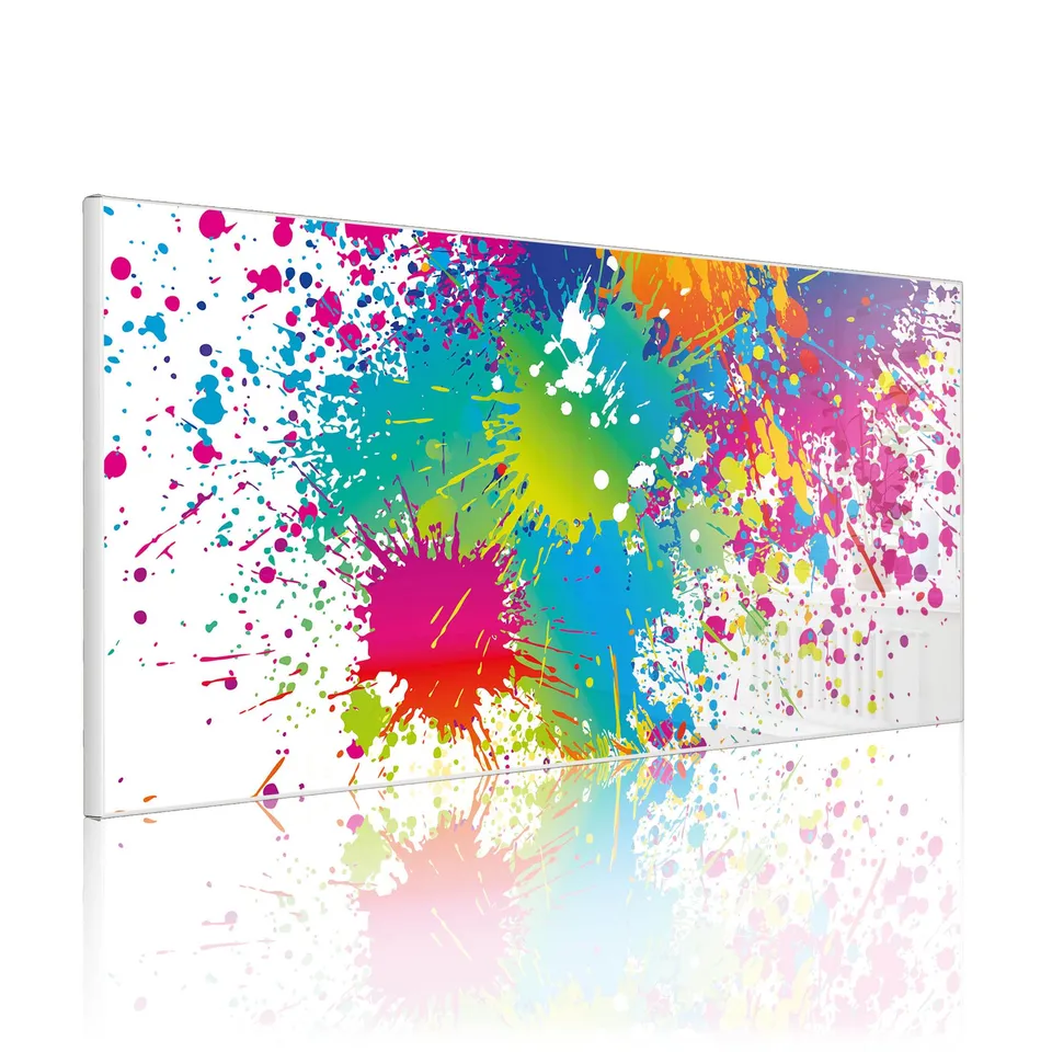 Banjado Magnettafel Farbspritzer Magnettafel 78x37 cm