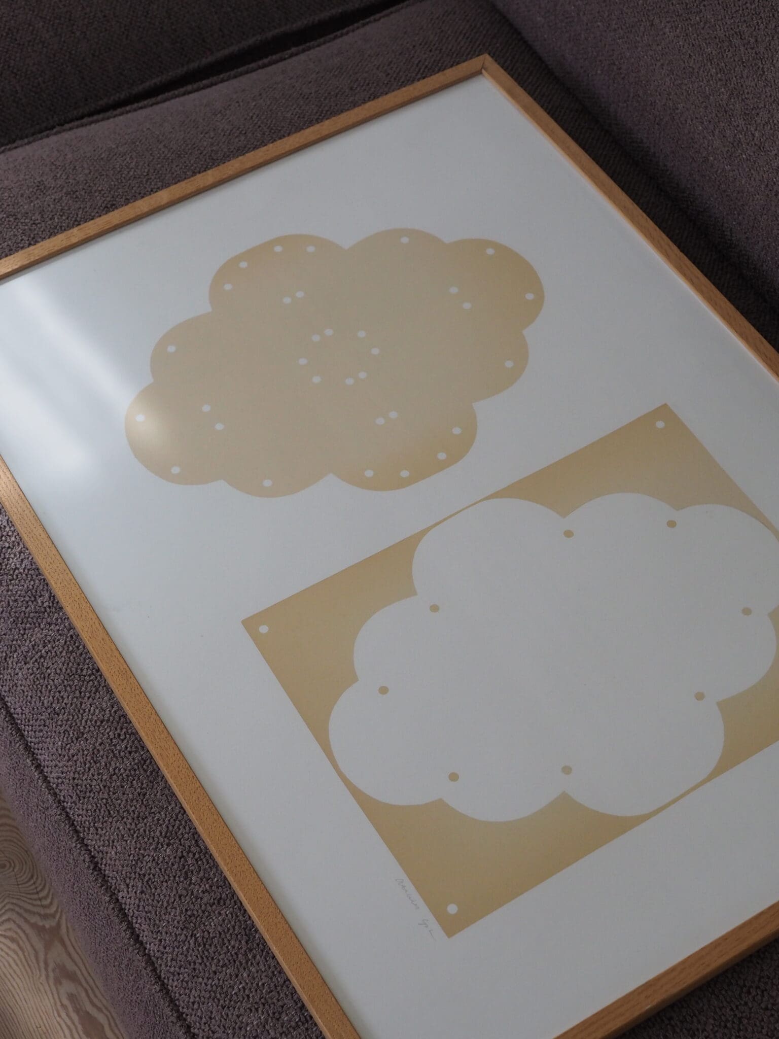 The Poster Club Art Prints Lace No. 154 Poster 30x40 cm beige
