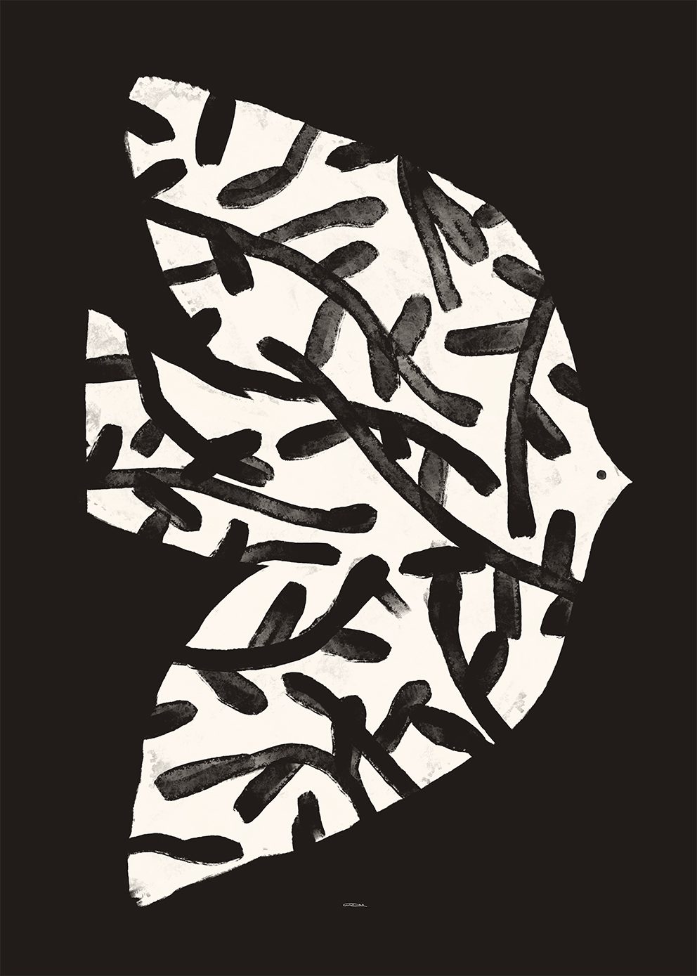 The Poster Club Forest Bird Poster 30x40 cm Vogel