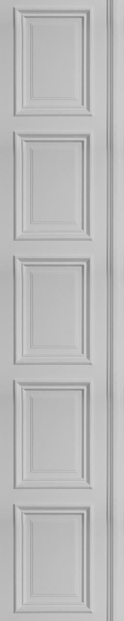 Mineheart Wallpaper White Panelling Tapete Rolle Hellgrau
