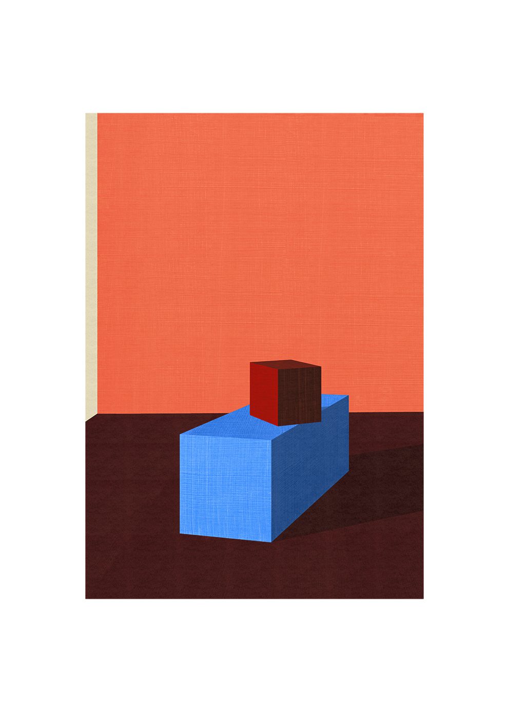 The Poster Club Cubes Poster 30x40 cm geometrisch