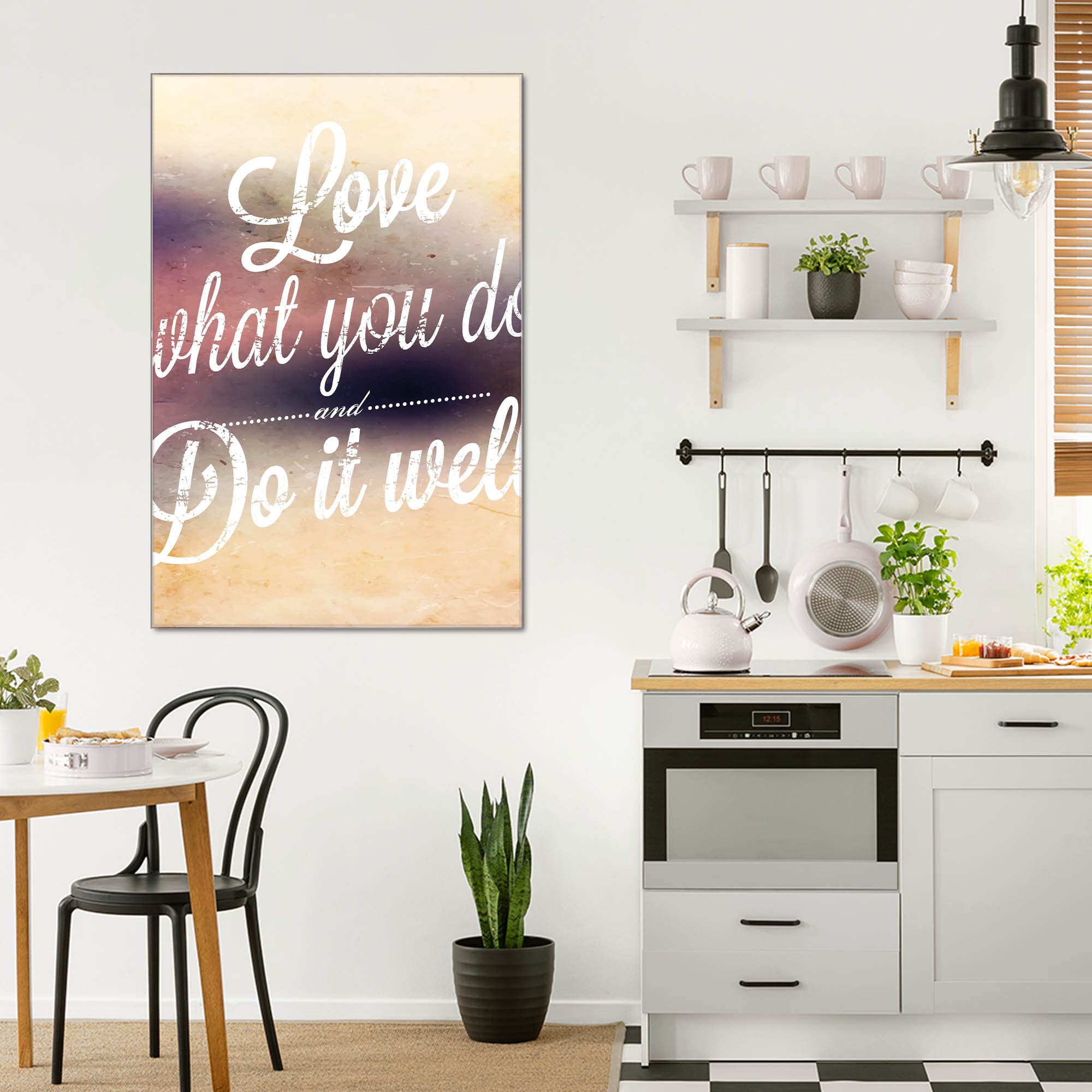 Banjado Magnettafel Love What You Do Magnetboard 60x40 cm