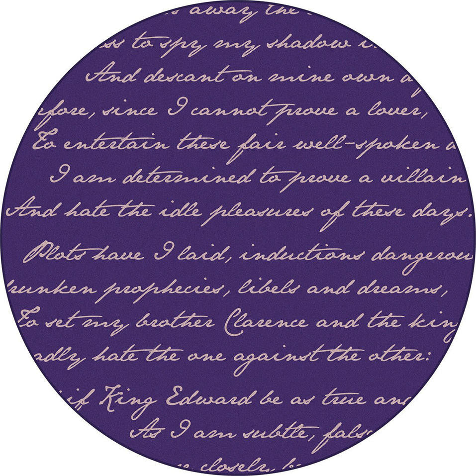 Mineheart Richard III Teppich Rund Amethyst getuftet