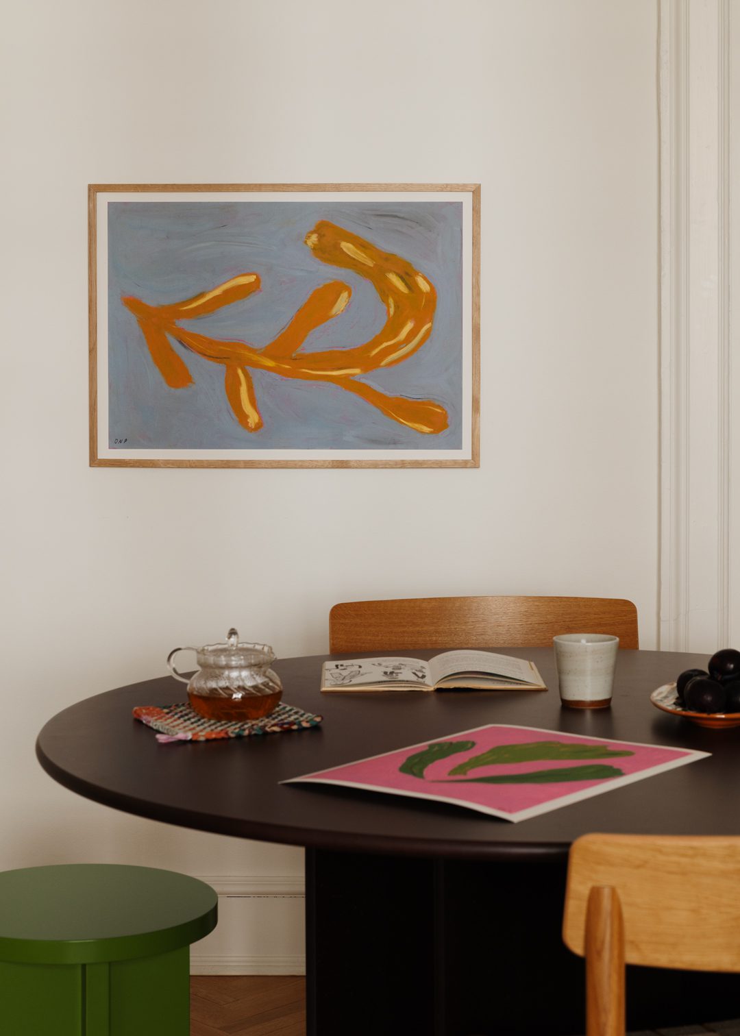 The Poster Club Orange gren Poster 30x40 cm botanisch orange