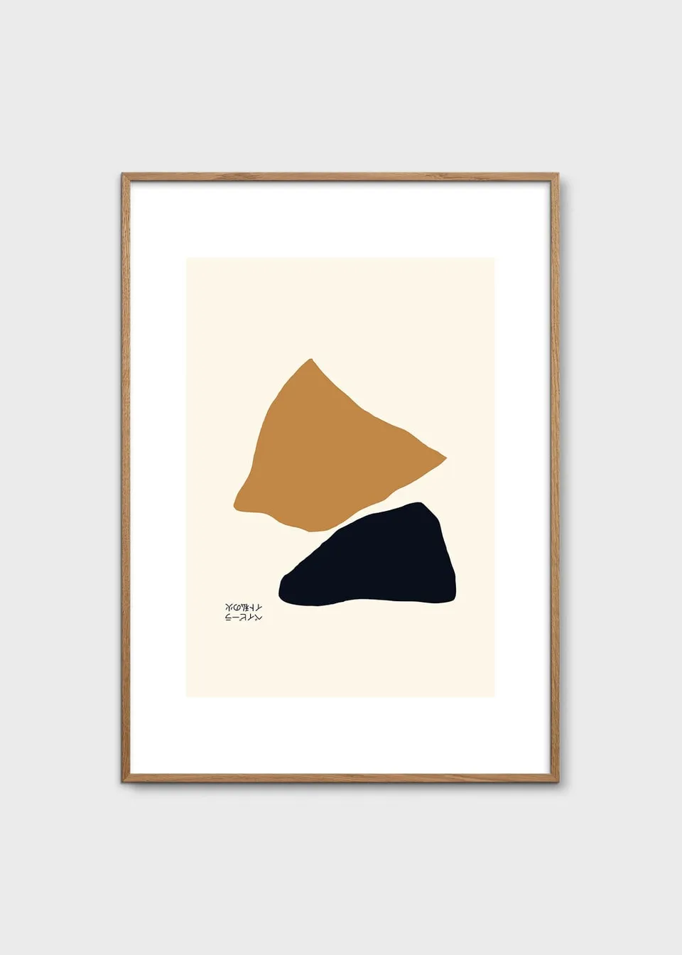 The Poster Club Art Prints Traces Poster 50x70 cm beige