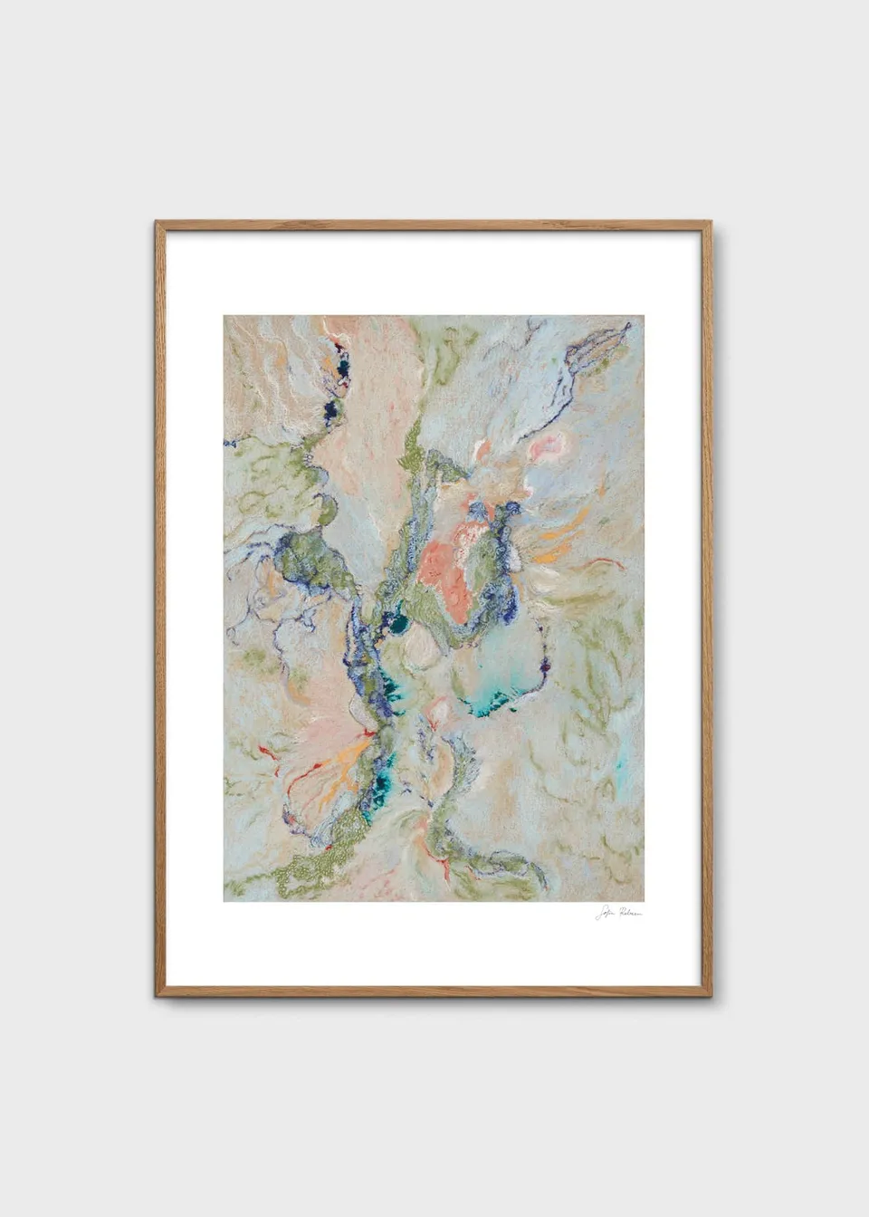 The Poster Club Art Prints Lacuna Poster A4 abstrakt