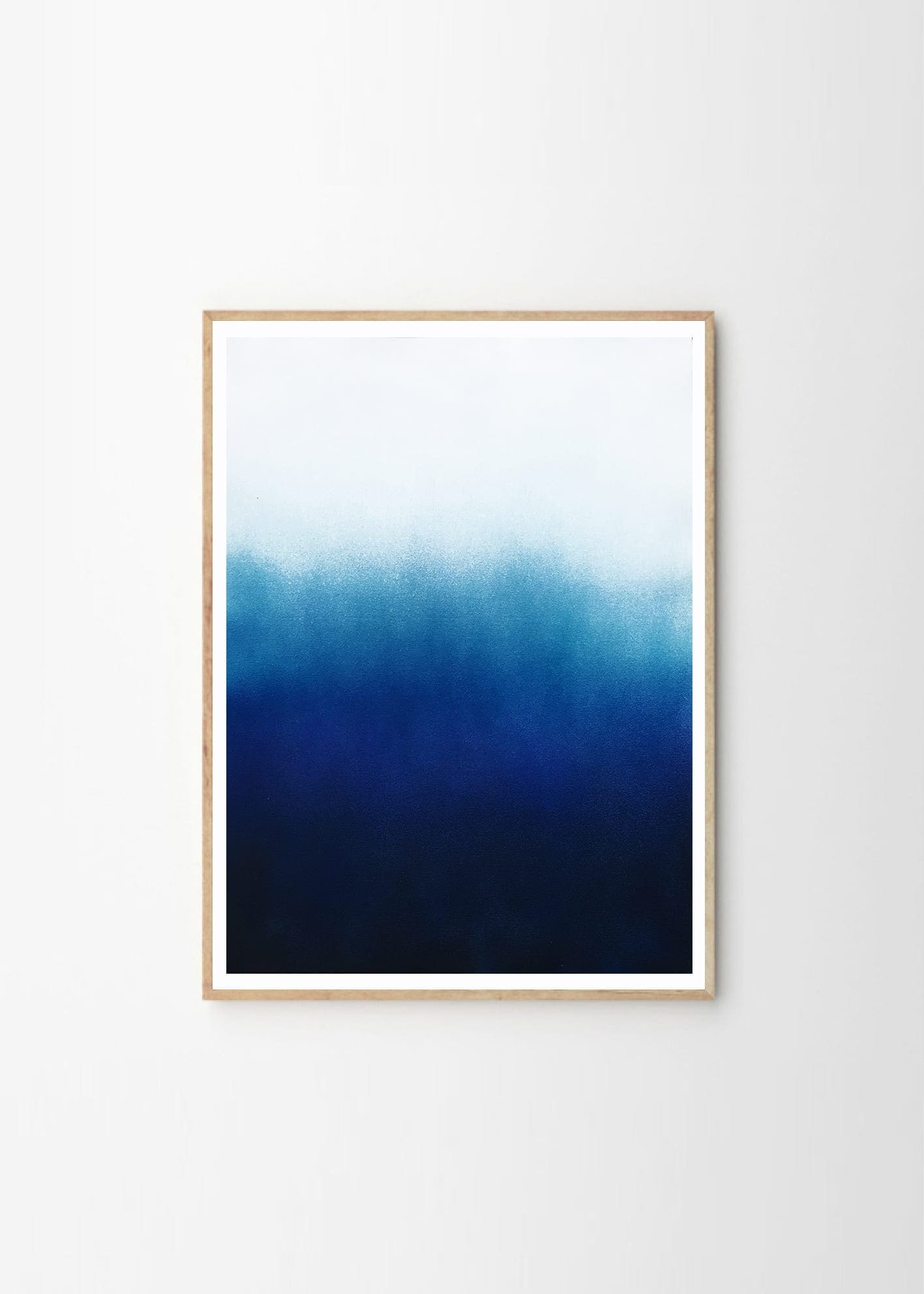 The Poster Club Hazy Blue Kunstdruck 79x108 cm blau abstrakt