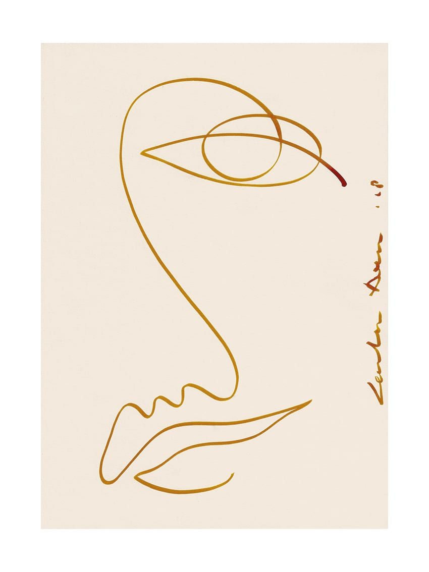 The Poster Club Sunset Vibes Poster 50x70 cm beige
