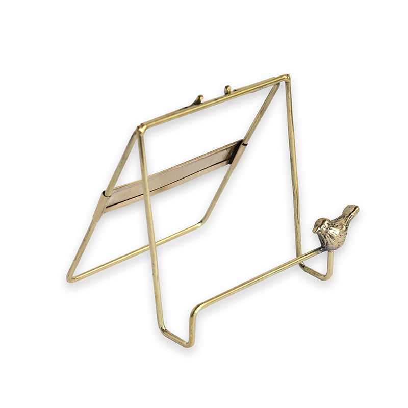 Storytiles Tile Holders Golden Stand Bird Halter Gold Vogel