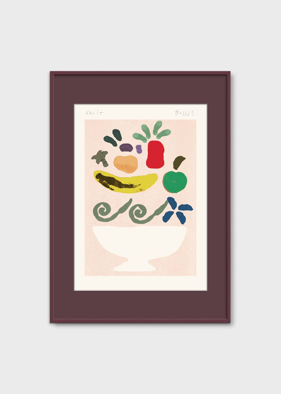 The Poster Club Art Prints Fruit Bowl Poster 30x40 cm Küche