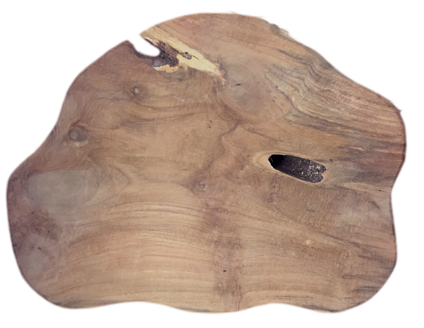 LS-LebenStil Möbel & Wohnen Beistelltisch Teakholz 45cm Braun