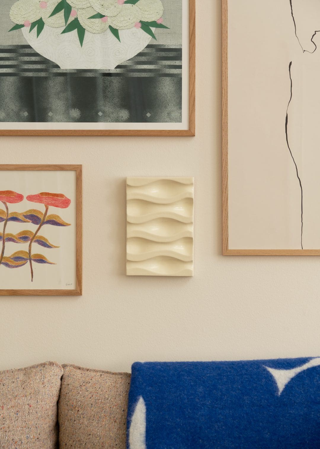 The Poster Club Art Prints Echo Relief No. 01 Wandrelief 24x16 cm