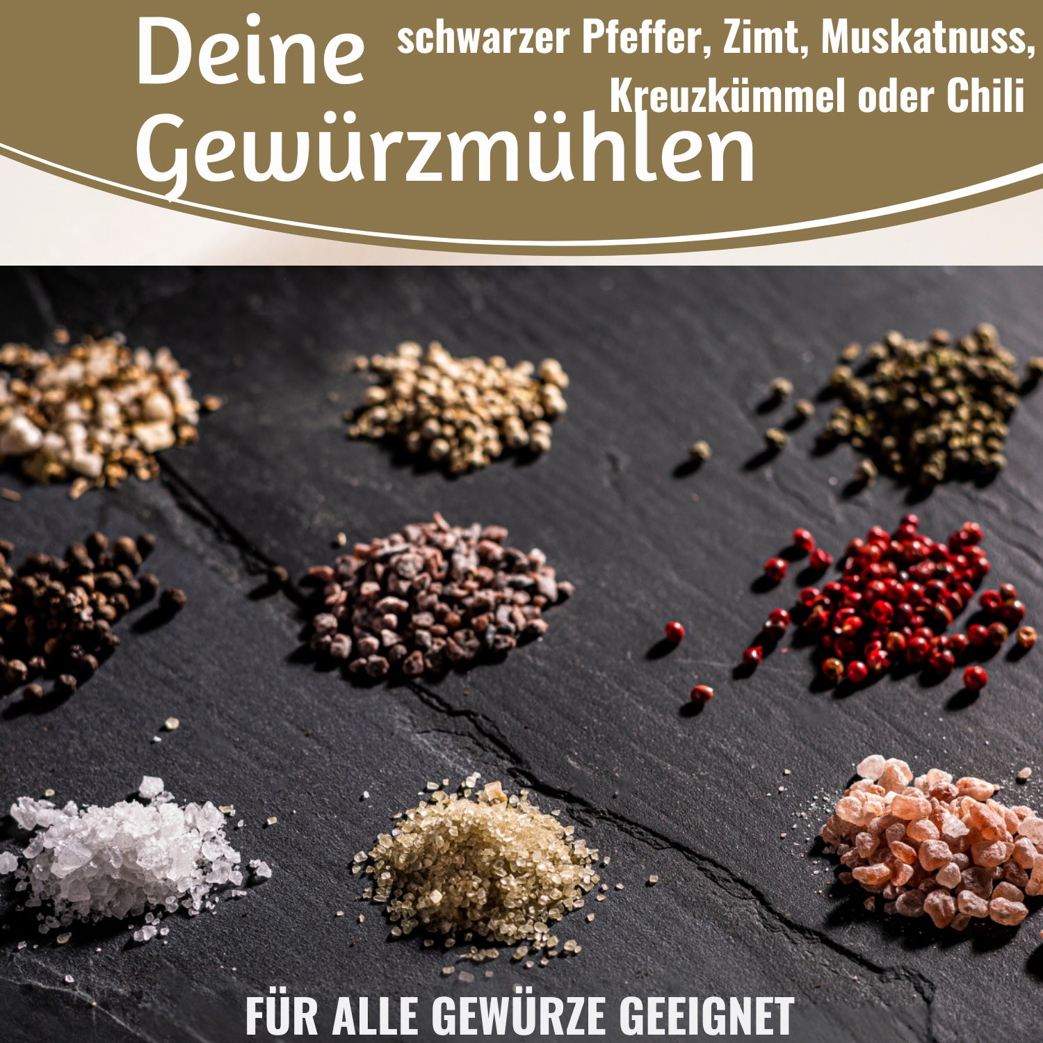 LS-LebenStil Salzmühle Pfeffermühle Set Rot 21x5cm Holz