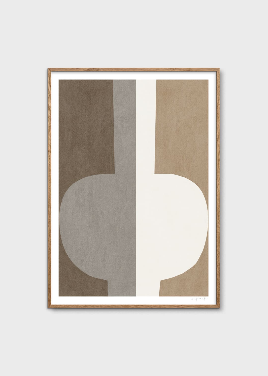 The Poster Club Delphi Kunstdruck 30x40 cm beige abstrakt