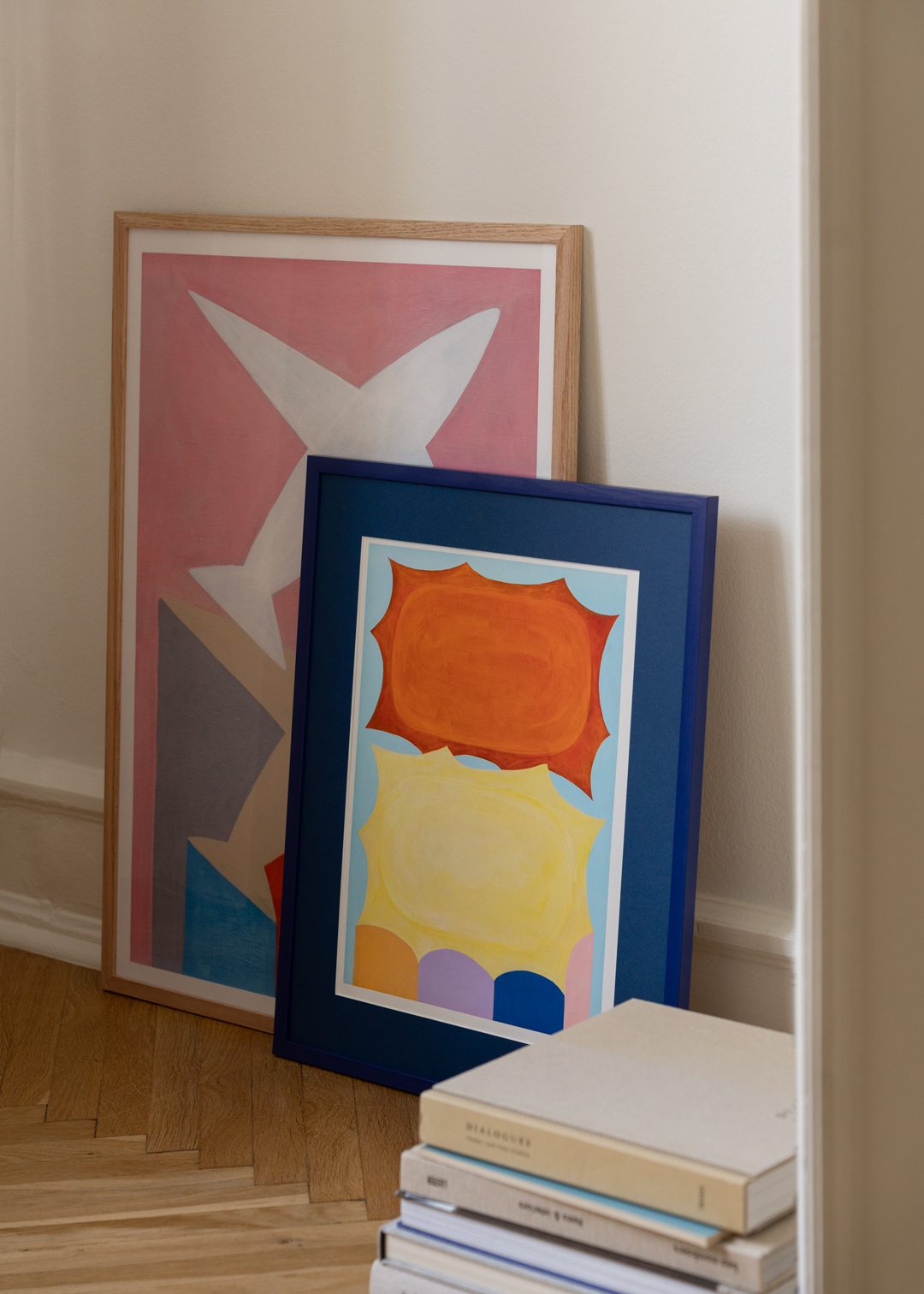 The Poster Club Sun Stump Poster 50x70 cm blau rot gelb