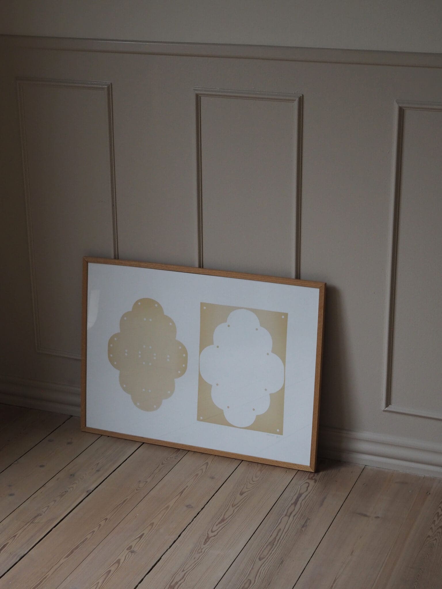 The Poster Club Art Prints Lace No. 154 Poster 30x40 cm beige