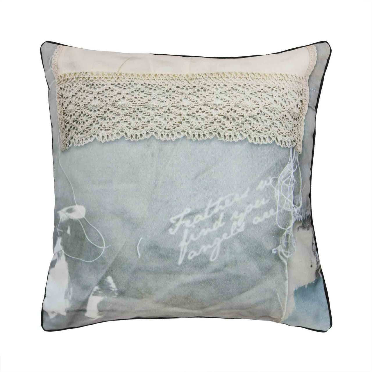 Mineheart Sewn Crochet Kissen 45x45 cm Vintage Beige