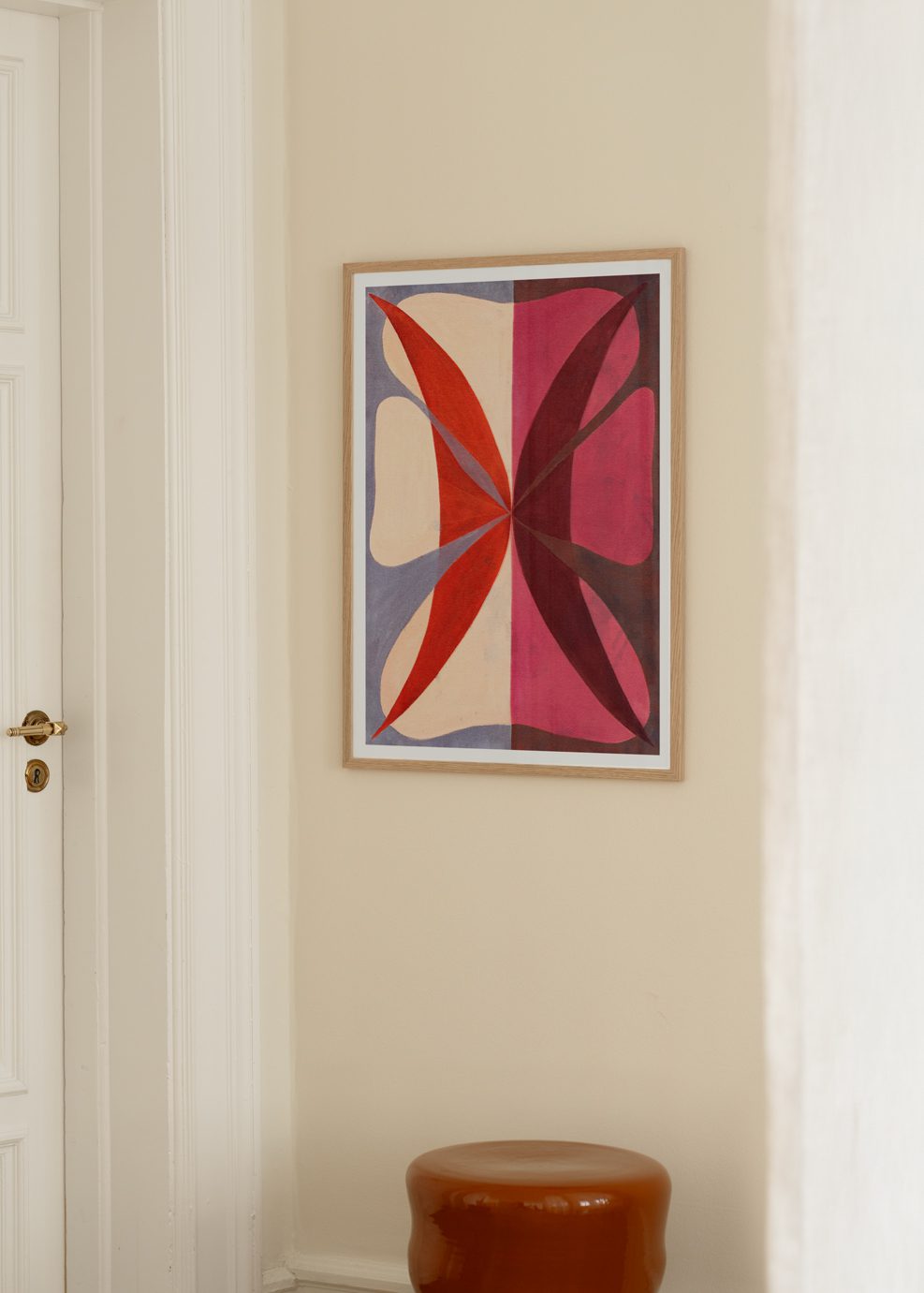 The Poster Club Two Realities Poster 30x40 cm Rosa