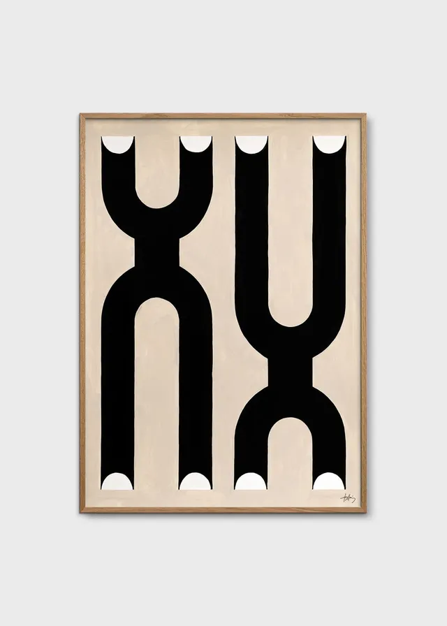 The Poster Club Art Prints Life Kunstdruck 30x40 cm beige