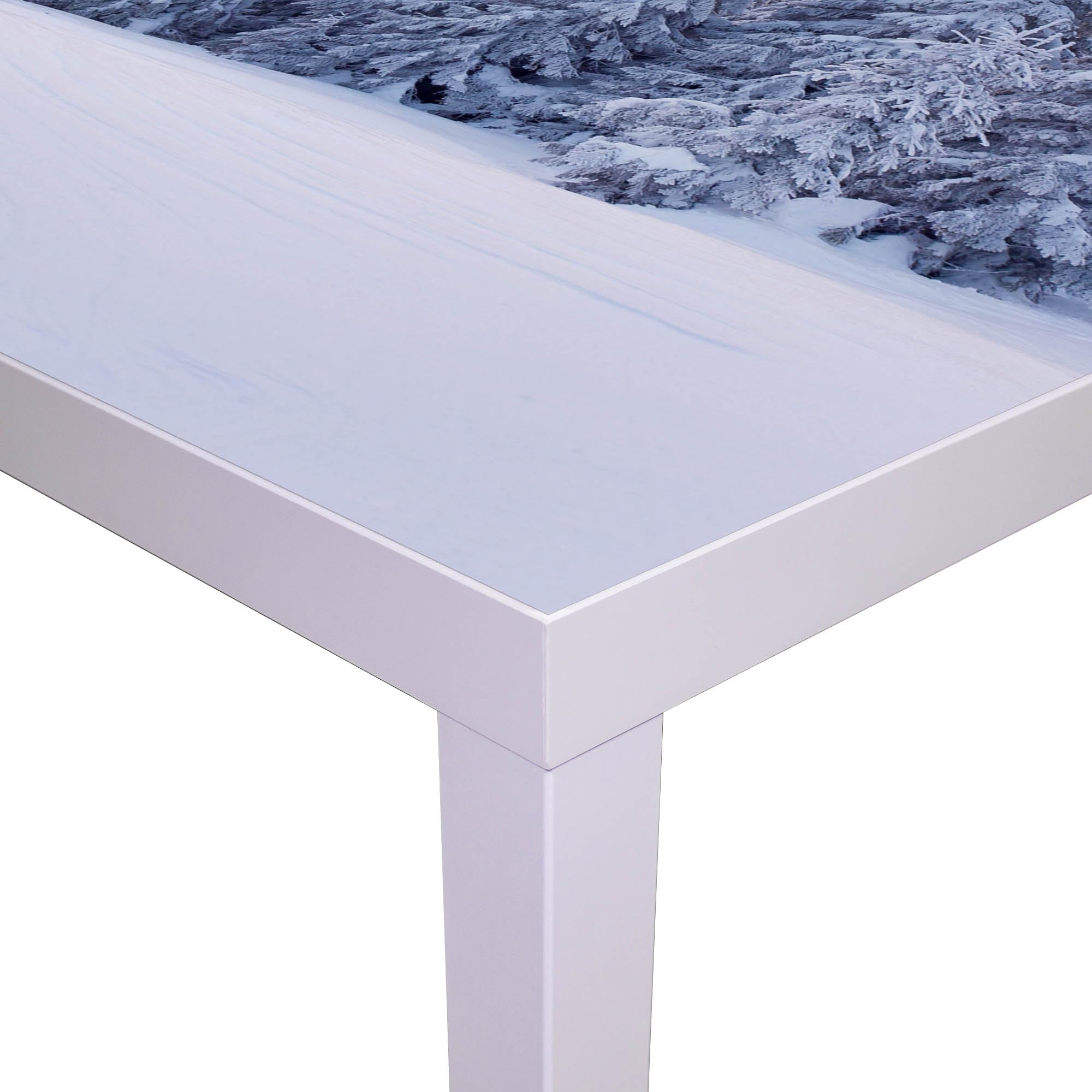 Banjado Möbelfolie Verschneite Berge Tischfolie 55x55