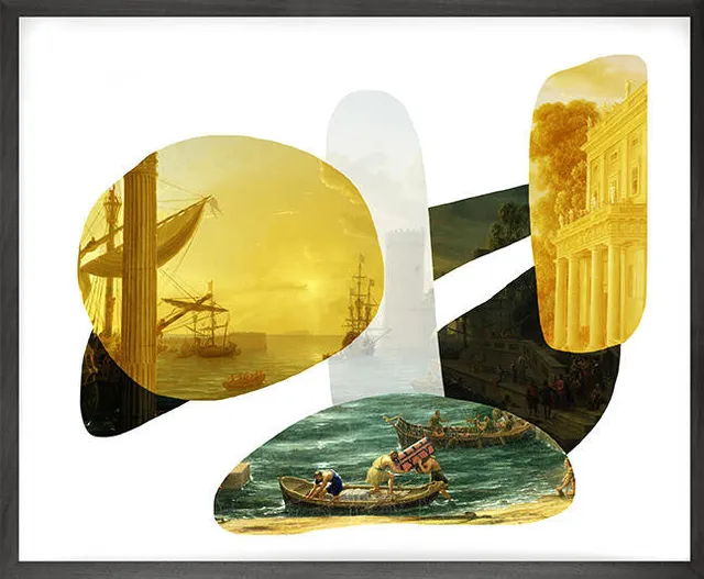 Mineheart Shape Colour Yellow Bild 66x81 cm gelb