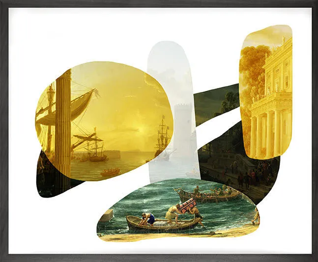 Mineheart Shape Colour Yellow Bild 66x81 cm gelb