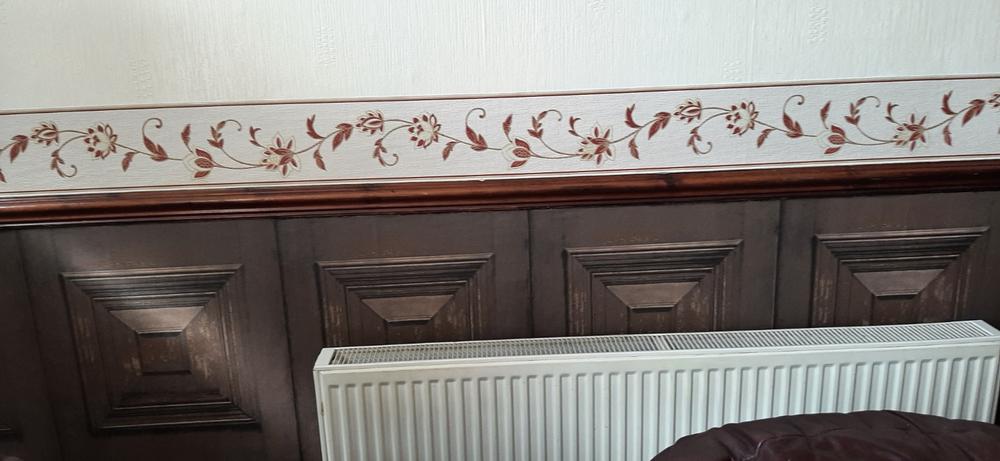 Mineheart Wallpaper Dark Oak Victorian Tapete Dunkle Eiche