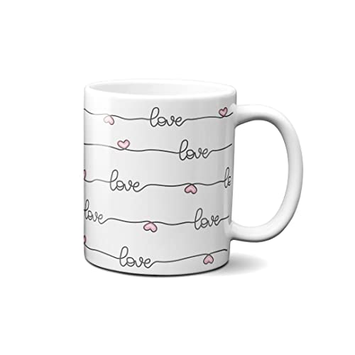 Hustling Sharks Wandbilder Love Tasse 330ml Herz Liebe