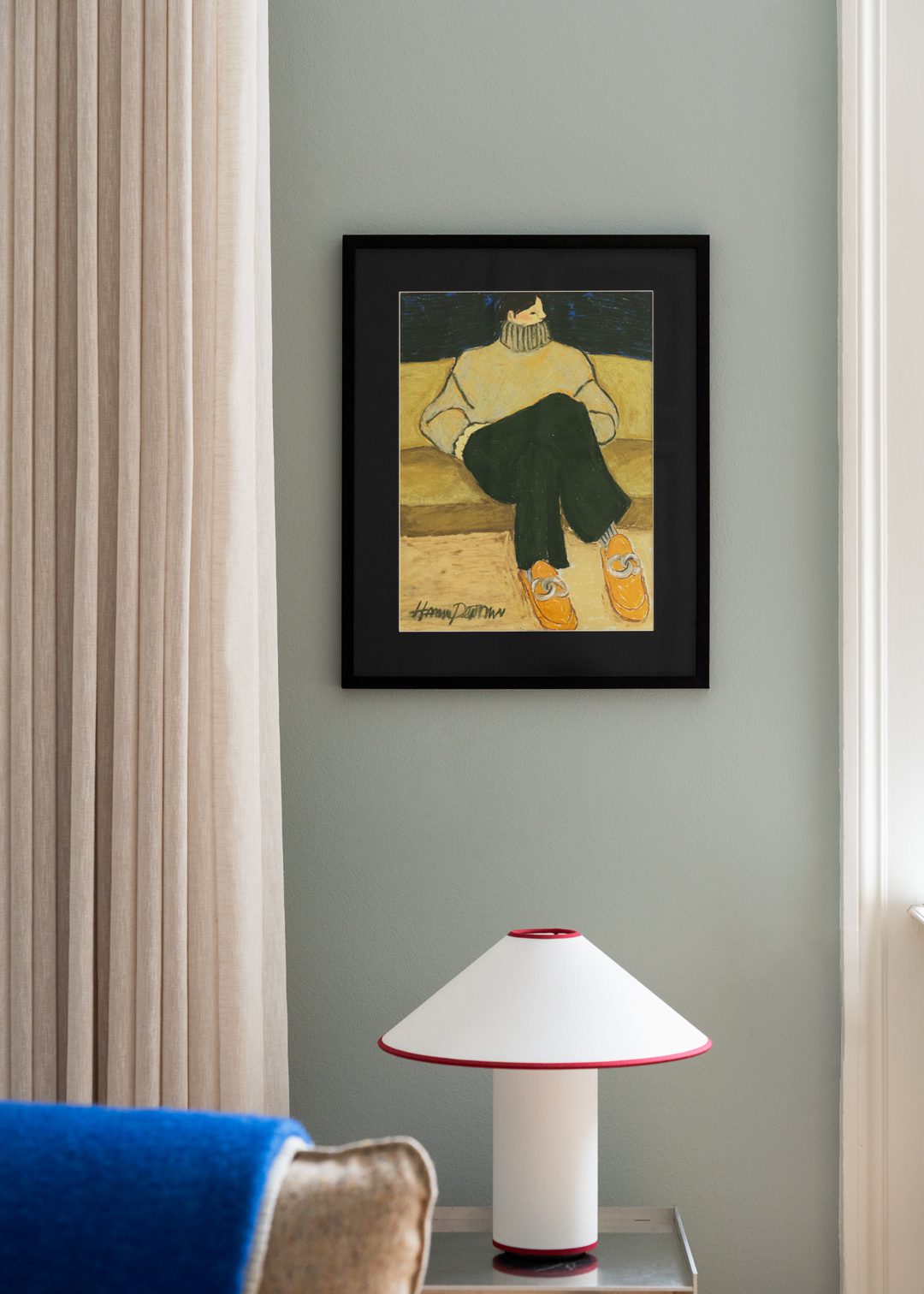 The Poster Club Black Passepartout 30x40 cm schwarz
