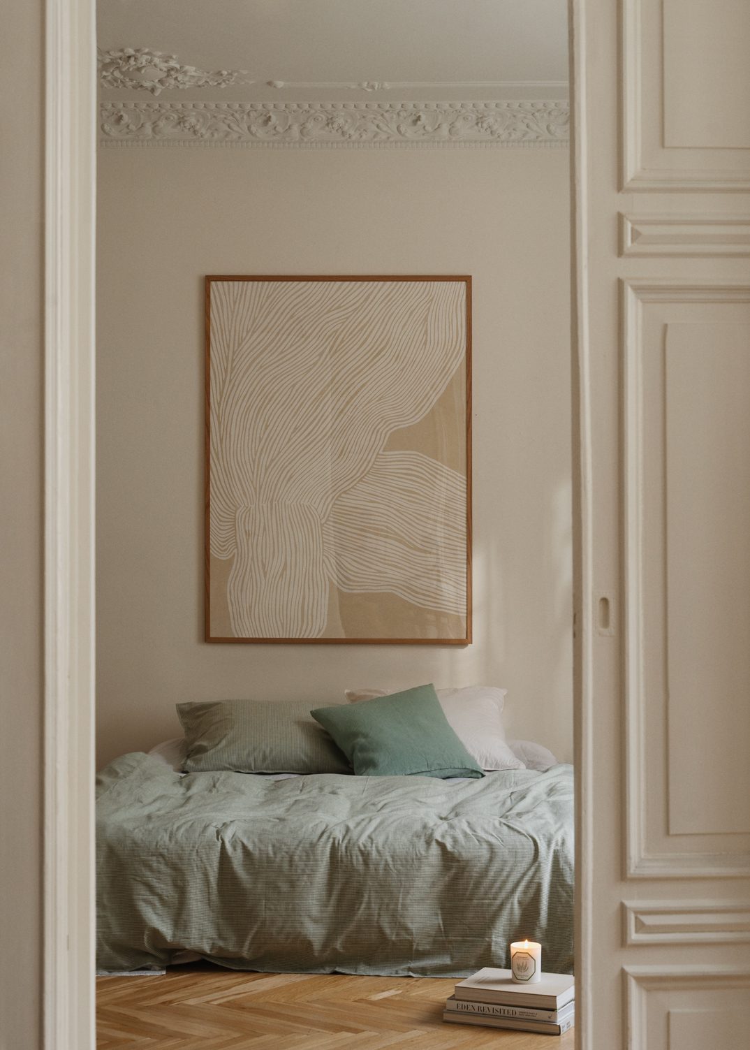 The Poster Club The Line No. 09 Kunstdruck A4 beige