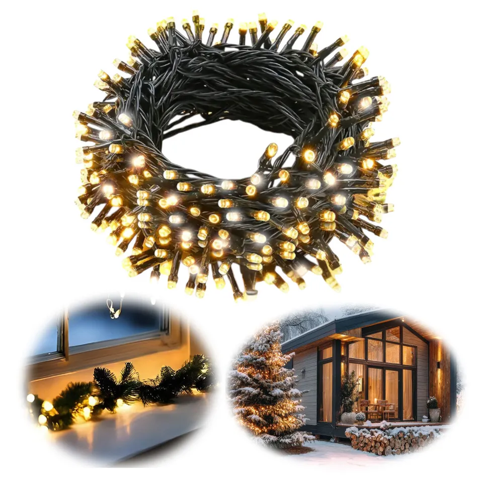 LS-LebenStil Möbel & Wohnen USB LED Lichterkette 100 Warm-Weiß