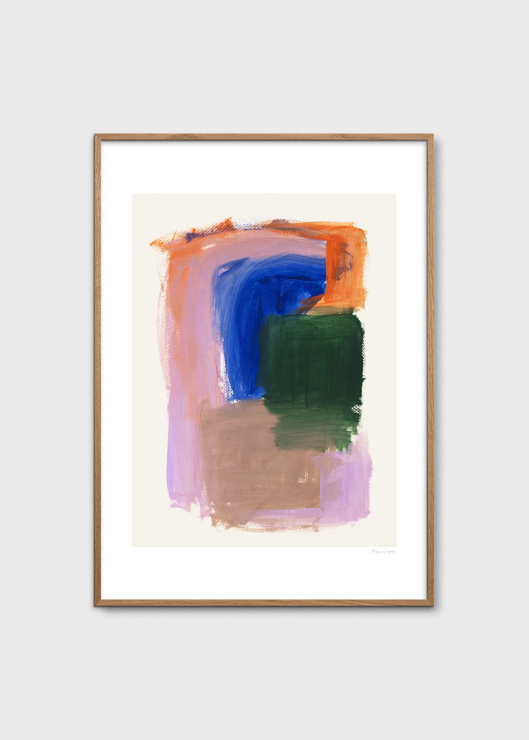 The Poster Club Art Prints Improvise Poster 30x40 cm beige